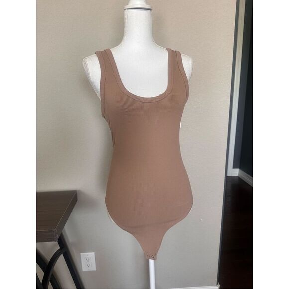 Set of 2 Abercrombie & Fitch Soft A&F Collection Medium Bodysuits White one shou - Picture 1 of 10